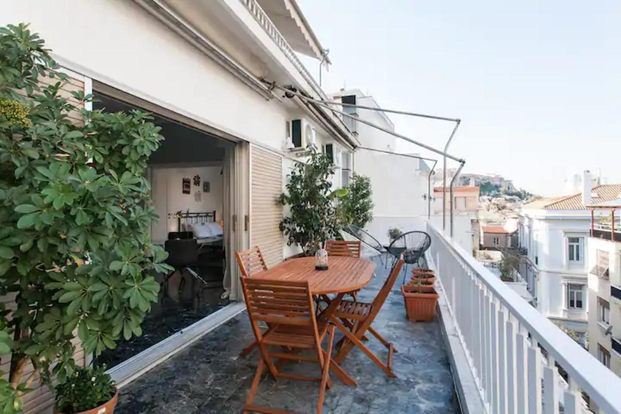 雅典A Masterpiece In Plaka With Big Balcony And Acropolis View公寓 外观 照片